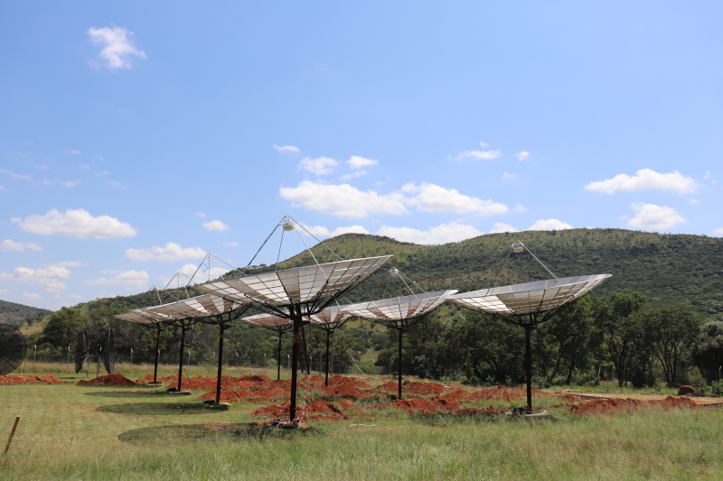 HIRAX prototype dishes at HartRAO